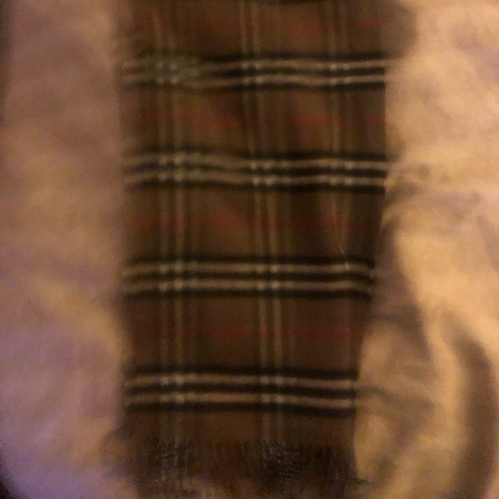 Cashmere Burberry scarf